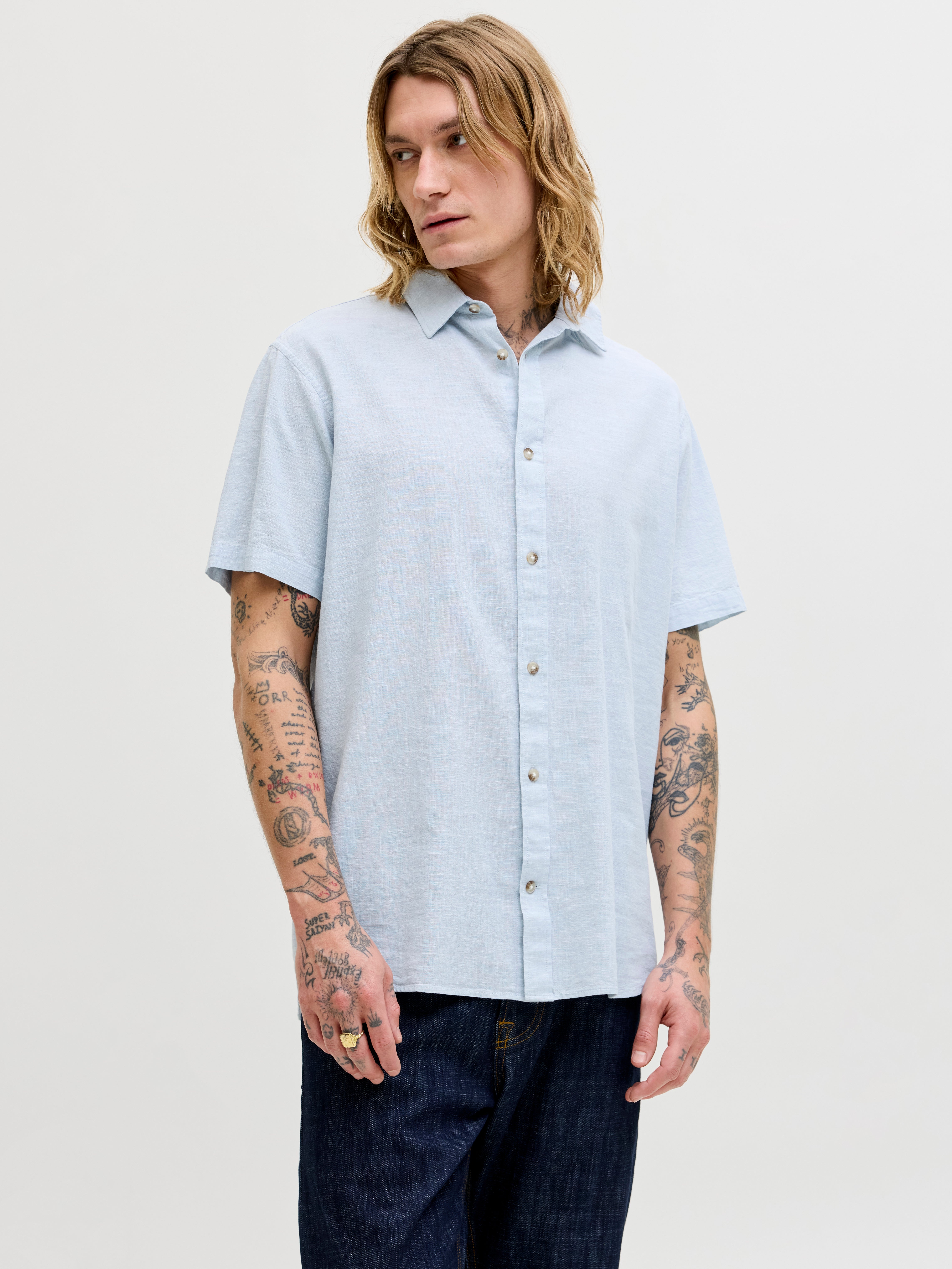 jones dress shirts Signature 100% Cotton Oxford Solid Button-Down Shirt
