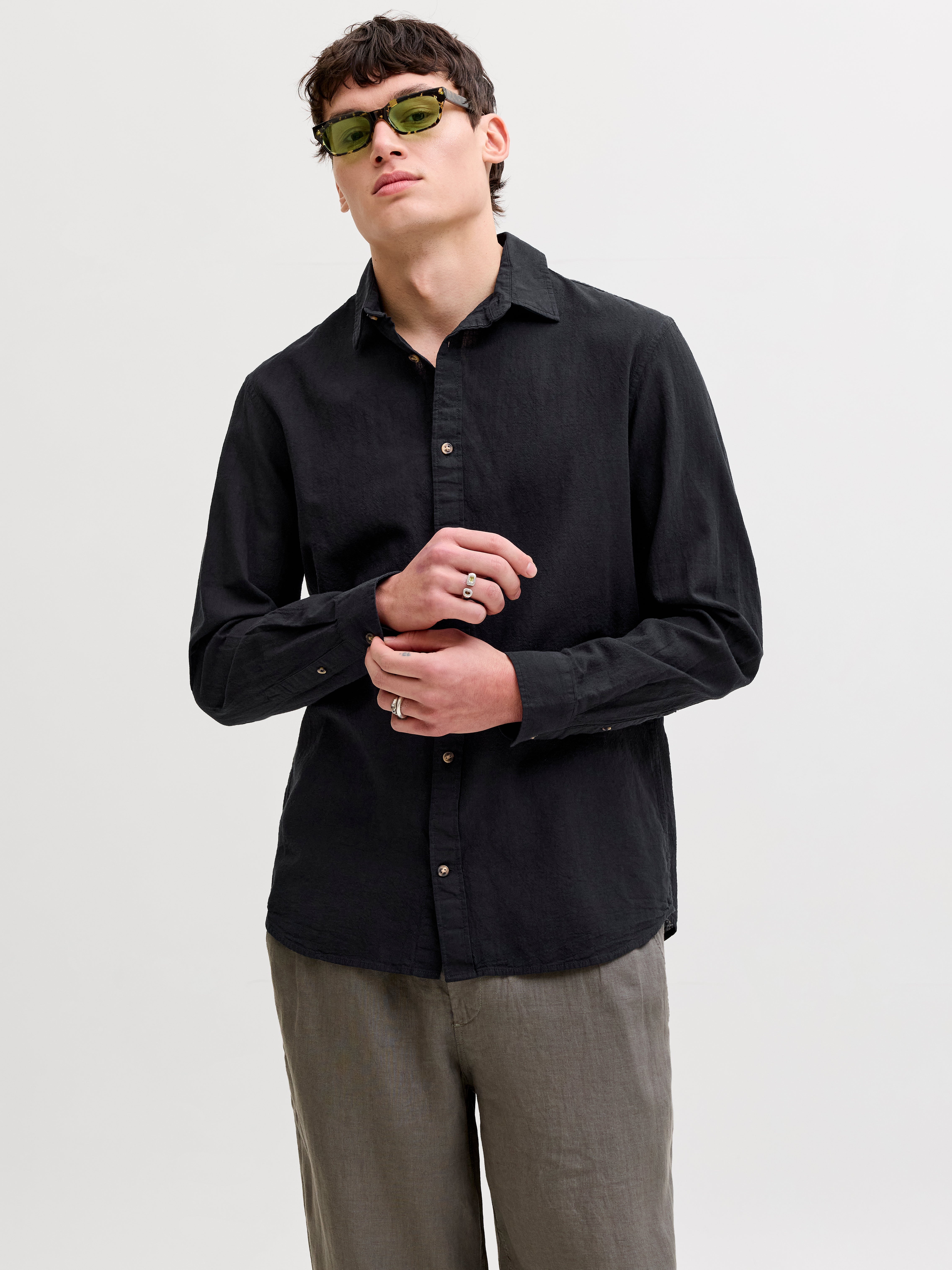 jack and jones dress shirt Jack & Jones smart work Shirt in light blue